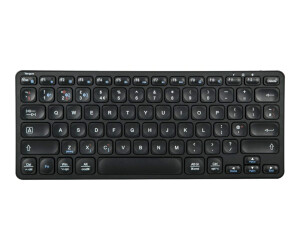 Targus Tastatur - compact, multi-device, antimicrobial