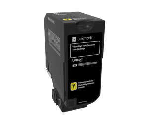 Lexmark high productive - yellow - original