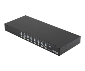 Startech.com 16 Port 1HE USB VGA KVM Switch with OSD for rack assembly including cables