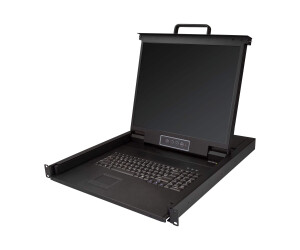 StarTech.com 1HE KVM Konsole für Server Racks - VGA KVM - 19 Zoll - KVM-Konsole - USB - 48.3 cm (19")