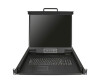 StarTech.com Rack KVM Konsole - US Tastatur(QWERTY), Ein Port VGA KVM mit 19" LCD Monitor - 1HE LCD KVM Konsolenschublade mit Kabeln - USB Unterstützung - 50.000 MTBF (RKCONS1901)