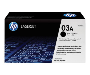 HP 03A - Schwarz - original - LaserJet - Tonerpatrone (C3903A)