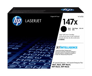 HP 147x - high productive - black - original - laser jet - toner cartridge (W1470X)