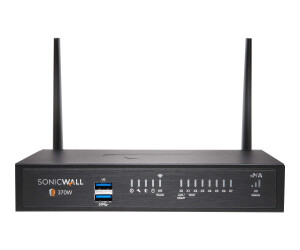 SonicWALL TZ370W - Essential Edition - Sicherheitsgerät - GigE - Wi-Fi 5 - 2.4 GHz, 5 GHz - onicWALL Secure Upgrade Plus Programm (2 Jahre Option)