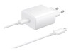 Samsung Travel Adapter EP-TA845 - Netzteil - 45 Watt - 3 A - SFC 2.0 (24 pin USB-C)