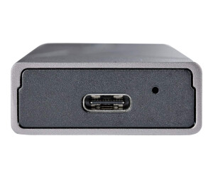 StarTech.com USB-C 10Gbps to M.2 NVMe or M.2 SATA SSD Enclosure, Tool-free M.2 PCIe/SATA NGFF SSD Enclosure, Portable Aluminum Case, USB Type-C & USB-A Host Cables, For 2230/2242/2260/2280 - Works w/ Thunderbolt 3 (M2-USB-C-NVME-SATA)