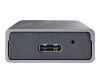 StarTech.com USB-C 10Gbps to M.2 NVMe or M.2 SATA SSD Enclosure, Tool-free M.2 PCIe/SATA NGFF SSD Enclosure, Portable Aluminum Case, USB Type-C & USB-A Host Cables, For 2230/2242/2260/2280 - Works w/ Thunderbolt 3 (M2-USB-C-NVME-SATA)