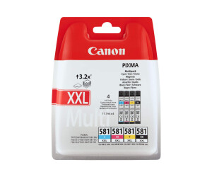 Canon Cli-581XXL C/M/Y/BK Multi Pack-4-Pack