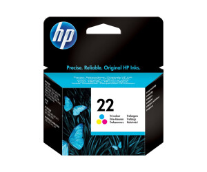 HP 22 - Farbe (Cyan, Magenta, Gelb) - Original