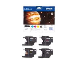 Brother LC1240 Value-Pack - Schwarz, Gelb, Cyan, Magenta