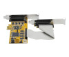 StarTech.com PEX8S1050LP PCI Express Schnittstellenkarte (8 Ports, RS232, PCIe, low profile, 16550 UART,  DB9 Serial Card)