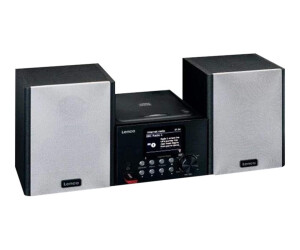 Lenco MC-250 - Microsystem - 2 x 12 Watt - Schwarz