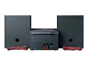 Lenco MC-250 - Microsystem - 2 x 12 Watt - Schwarz