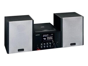 Lenco MC-250 - Microsystem - 2 x 12 Watt - Schwarz
