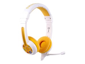 Buddyphones headphones for children | Homeschooling | Yellow