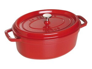 Zwilling Cocotte - single pan - cherry - iron casting -...