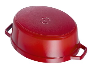 Zwilling Cocotte - single pan - cherry - iron casting -...