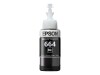 Epson T6641 - 70 ml - Schwarz - original - Nachfülltinte