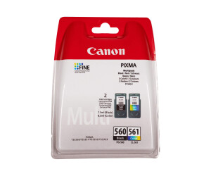 Canon PG-560 / CL-561 Multipack - 2er-Pack - Schwarz,...