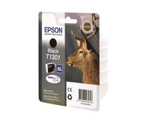 Epson T1301 - black - original - blister packaging