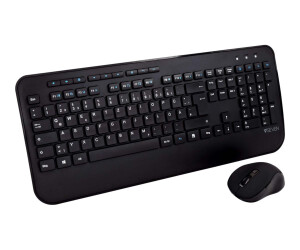 V7 CKW300DE - Tastatur-und-Maus-Set - kabellos