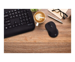 V7 CKW300DE-keyboard and mouse set-wireless