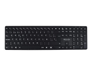 V7 KW550esBT - keyboard - Bluetooth, 2.4 GHz