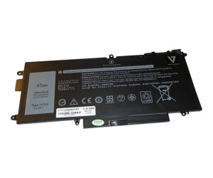 V7 D-CFX97-V7E-Laptop battery (equivalent with: Dell 71TG4, Dell CFX97, Dell X49C1)