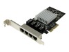StarTech.com 4 Port PCI Express Gigabit Ethernet Netzwerkkarte