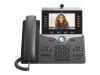 Cisco IP Phone 8865 - IP video telephone - with digital camera, Bluetooth interface - IEEE 802.11a/b/g/n/ac (Wi -Fi)