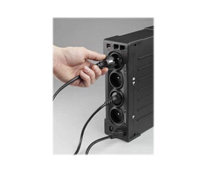 Eaton Ellipse ECO 500 DIN - USV (in Rack montierbar/extern) - Wechselstrom 230 V - 300 Watt - 500 VA - Ausgangsanschlüsse: 4 - 2U - 48.3 cm (19")