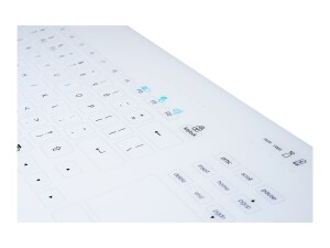 CleanKeys CK4W - Tastatur - mit Touchpad - kabellos
