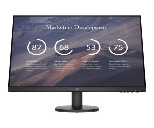 HP P27v G4 - LED-Monitor - 68.6 cm (27") - 1920 x 1080 Full HD (1080p)