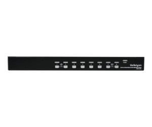 Startech.com 8 Port 1H DVI USB KVM Switch-8-fold DVI-I / USB-B switch for rack assembly