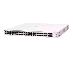 HPE Aruba Instant On 1830 48G 24p Class4 PoE 4SFP 370W Switch - Switch - Smart - 24 x 10/100/1000 + 24 x 10/100/1000 (PoE+)