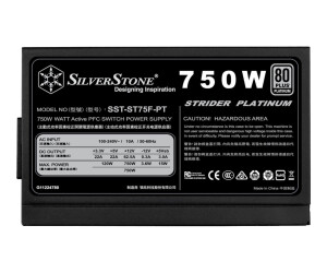 SilverStone Strider Platinum series ST75F-PT - V1.1 - Netzteil (intern)
