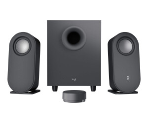 Logitech Z407 - Android Edition - loudspeaker system - for PC - 2.1 -channel - wireless - Bluetooth - USB - 40 watts (total)