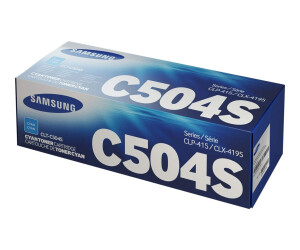 Samsung CLT-C504S - Cyan - original - Tonerpatrone