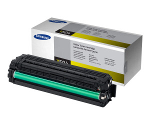 Samsung CLT -Y504S - yellow - original - toner cartridge