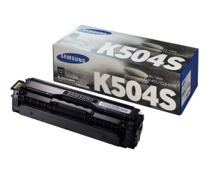 Samsung CLT -K504S - black - original - toner cartridge