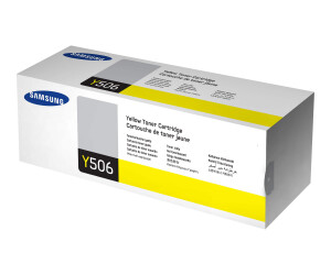 Samsung CLT -Y506L - yellow - original - toner cartridge