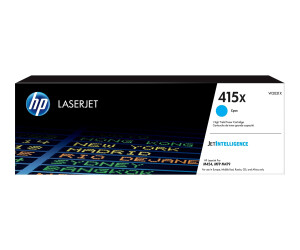 HP 415X - Hohe Ergiebigkeit - Cyan - original - LaserJet - Tonerpatrone (W2031X)