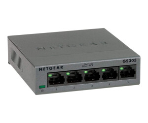 Netgear GS305 - Switch - Unmanaged - 5 x 10/100/1000