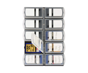 Hama Memory Card Organizer - memory bag - Capacity: 10...
