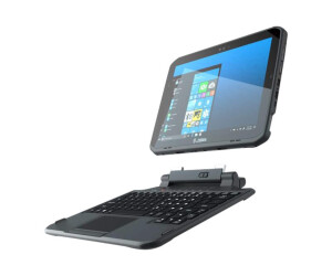 Zebra 2-in-1 - Tastatur - mit Touchpad, ausziehbarer...