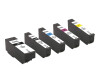 Peach Multi Pack XL - 5 -pack - black, yellow, cyan, magenta - compatible - ink cartridge (alternative to: Epson 33xl, Epson T3351, Epson T3362, Epson T3363, Epson T3361, Epson T3357)