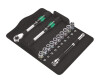 Wera 8006 SC 1 - STCKING SET - Black - Chromium - Green - CE - Ratchet handle - 2 pieces (E) - 1/2 inches