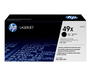 HP 49x - high productive - black - original - laser jet -...