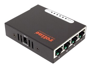 ROLINE Pocket Fast Ethernet Switch - Switch - unmanaged