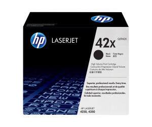 HP 42X - Hohe Ergiebigkeit - Schwarz - original - LaserJet - Tonerpatrone (Q5942X)
